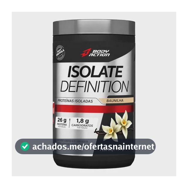 Whey Isolado Proteína 100% Isolada 900g Body Zero Açúcar