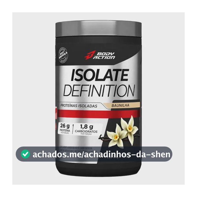 Whey Isolado Proteína 100% Isolada 900g Body Zero Açúcar
