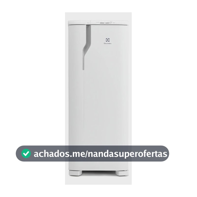 Geladeira Electrolux Cycle Defrost 240L Degelo Prático Uma Porta Branca RE31
