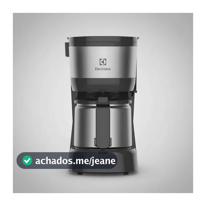 Cafeteira Elétrica Efficient Electrolux Jarra Inox 15 Xicara Prata
