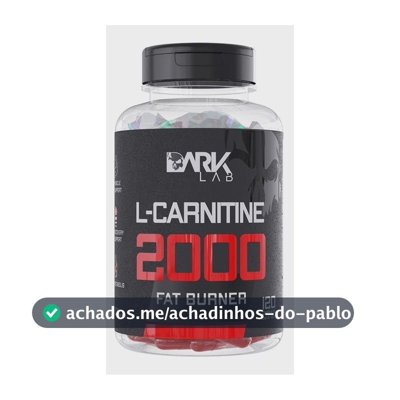 L-carnitina 2000 Queimador Gordura 120 Cápsulas - Dark Lab Sabor Sem sabor