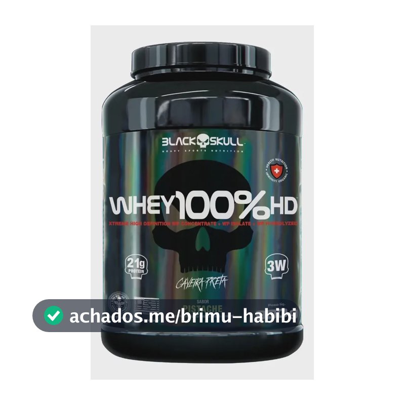 Whey 100% Hd (wpc, Wpi, Wph) 900g - Pistache - Black Skull