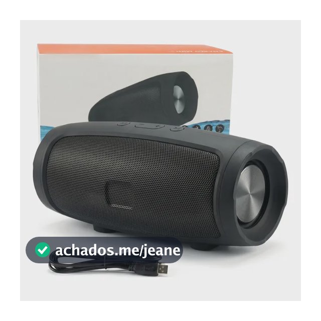 Caixa Caixinha De Som Bluetooth Pendrive Fm Sd Portátil 20w
