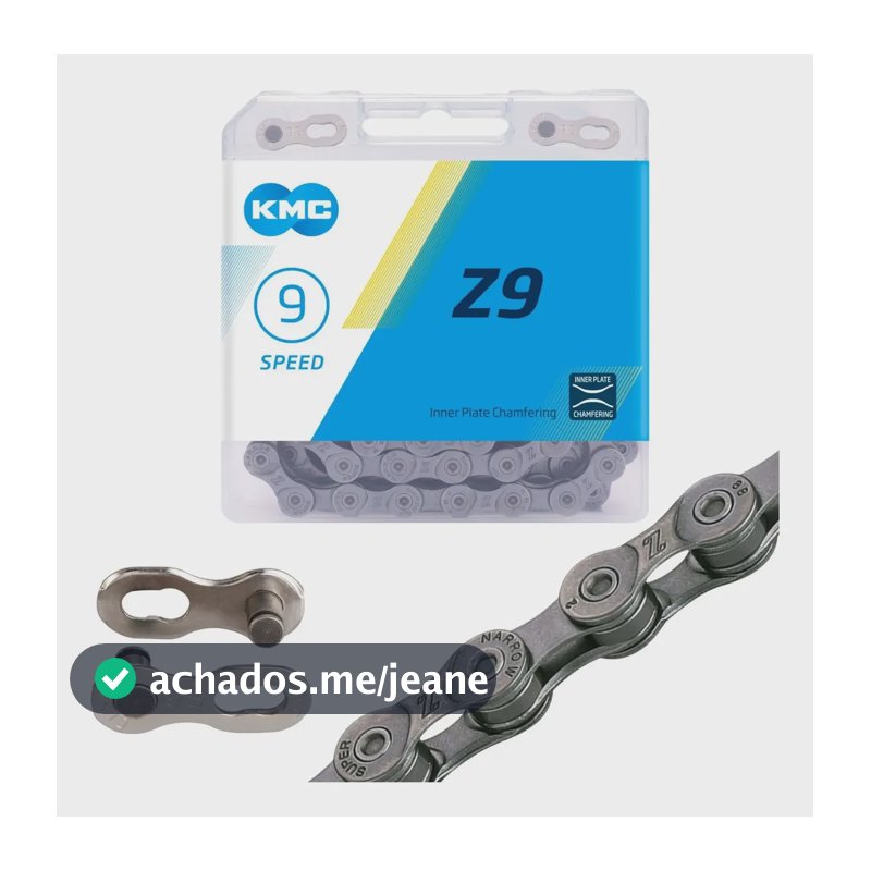 Corrente 9v Kmc Z9 116 Elos + Power Link 1x9 2x9 3x9 27v 18v