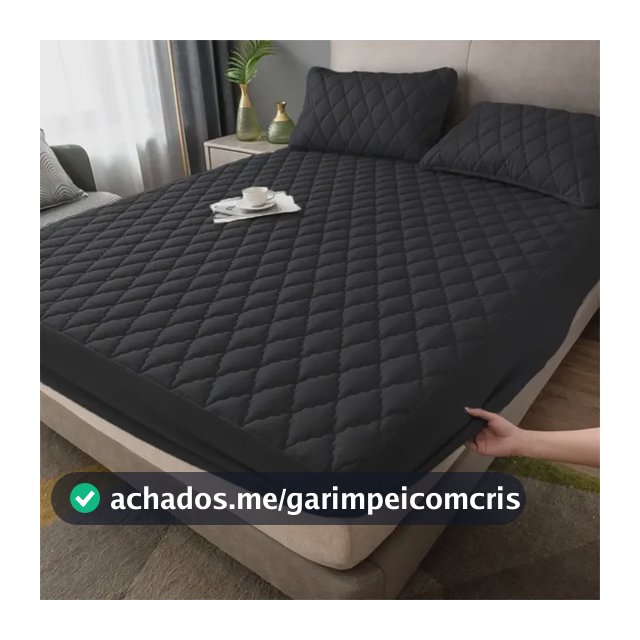 Capa Protetora Colchão Box Casal Padrão Matelado Impermeável