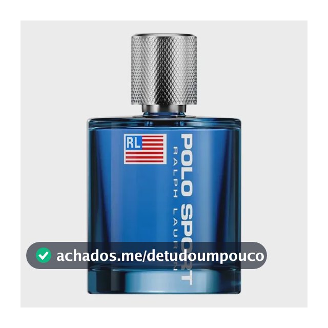 Perfume Masculino Aromático Cítrico Fresco e Energizante, Eau de Toilette Polo Sport Ralph Lauren 100ml