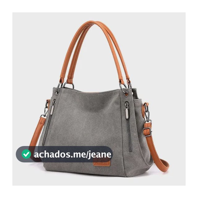 Bolsa Tiracolo Feminina Lona De Algodão E Couro Arte Retrô