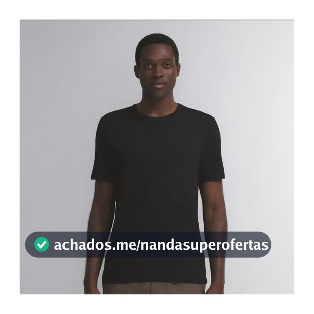 Camiseta Masculina Insider Light Preta G Gola U