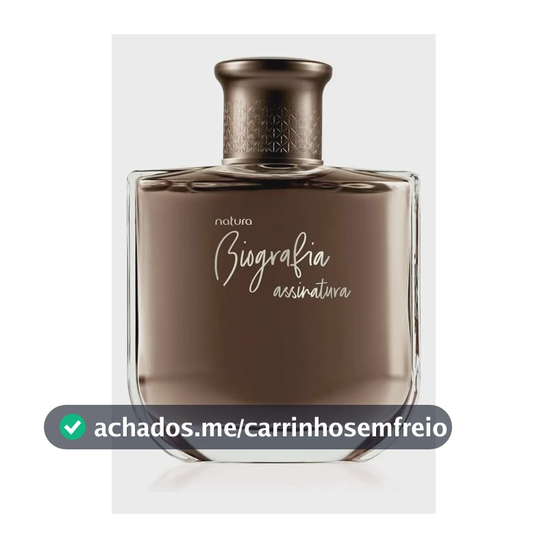 Deo Colônia Biografia Assinatura Masculino 100ml - Natura