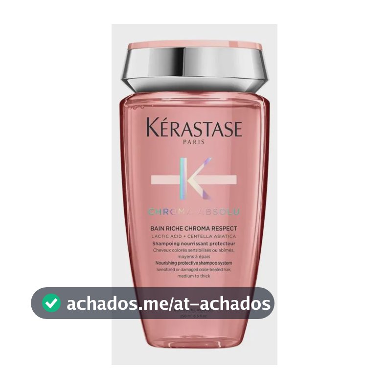 Shampoo Kérastase Chroma Absolu Bain riche chroma respect en garrafa de 250mL