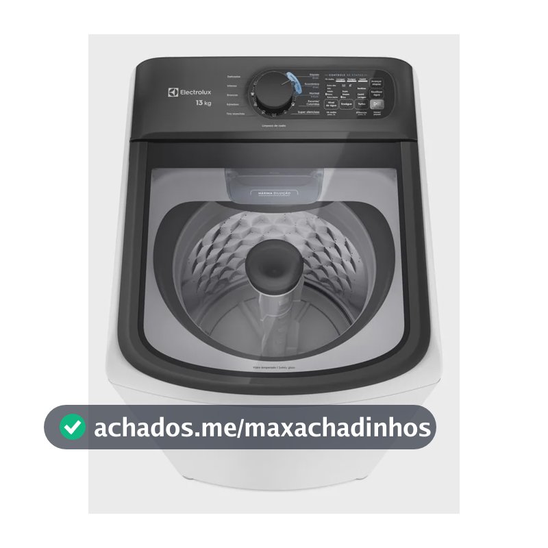 Máquina De Lavar Electrolux 13kg Branca Compacta (let13) 127v Branca