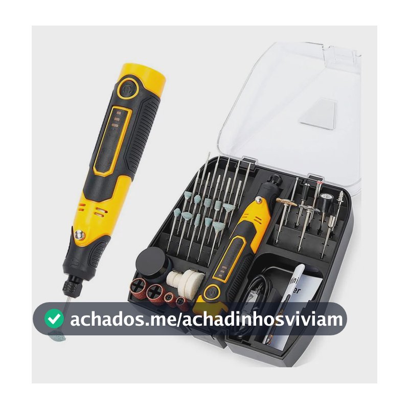 Mini Retifica Profissional Lixadeira Completa Acessório 57x1 3