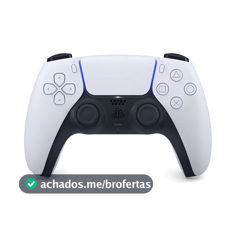 Controle Sony Dualsense Sem Fio White Ps5