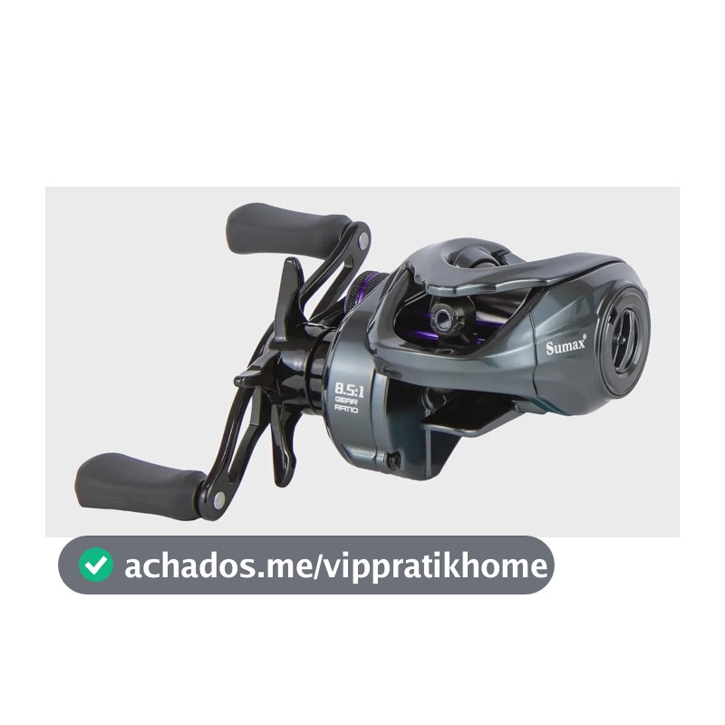 Carretilha Sumax Aison 12000r - Peso 139g - Direita Cinza-escuro Direito