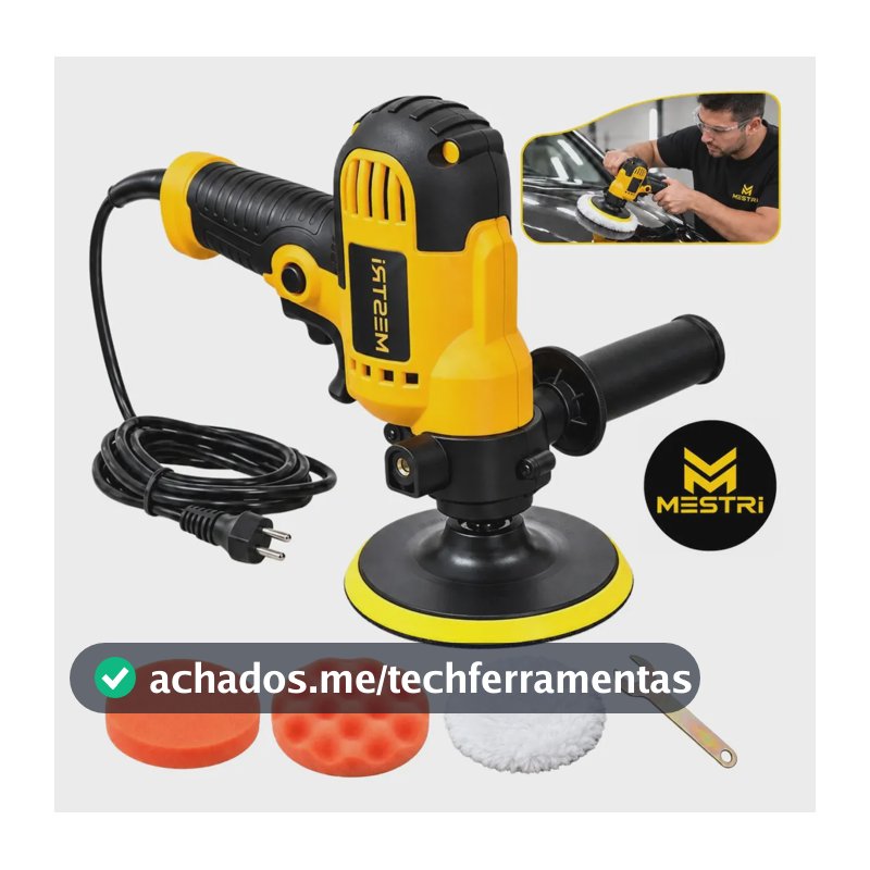 Politriz Lixadeira Multifunções Automotiva Profissional 50hz-60hz 5000rpm Mestri M-201