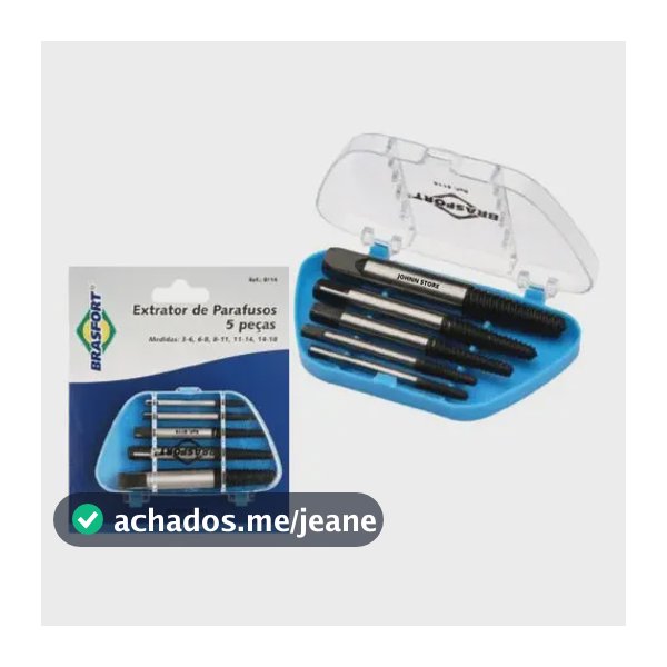 Jogo Saca Parafuso Quebrado Macho Rosca Esquerda 3 A 18 Mm