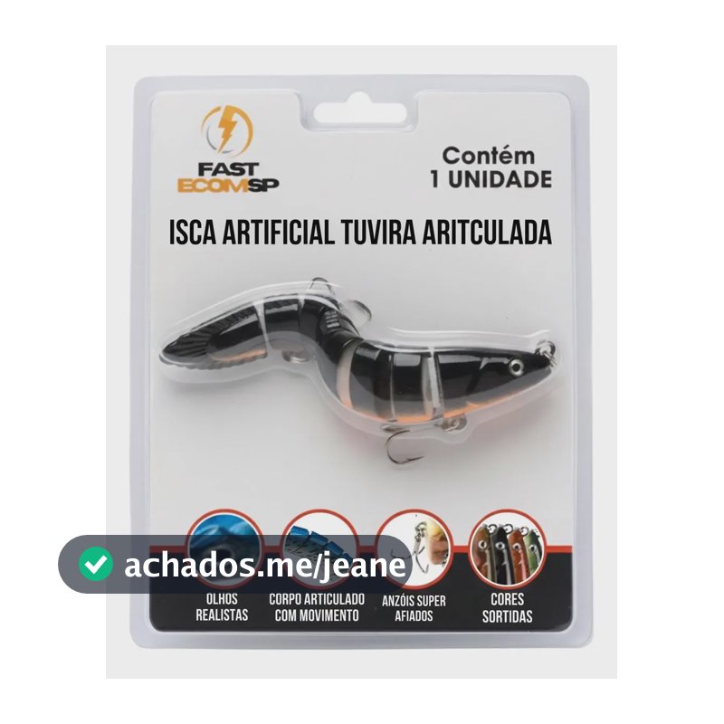 Isca Artificial Tuvira Articulada Tucunaré Dourado Pirarara  Varias