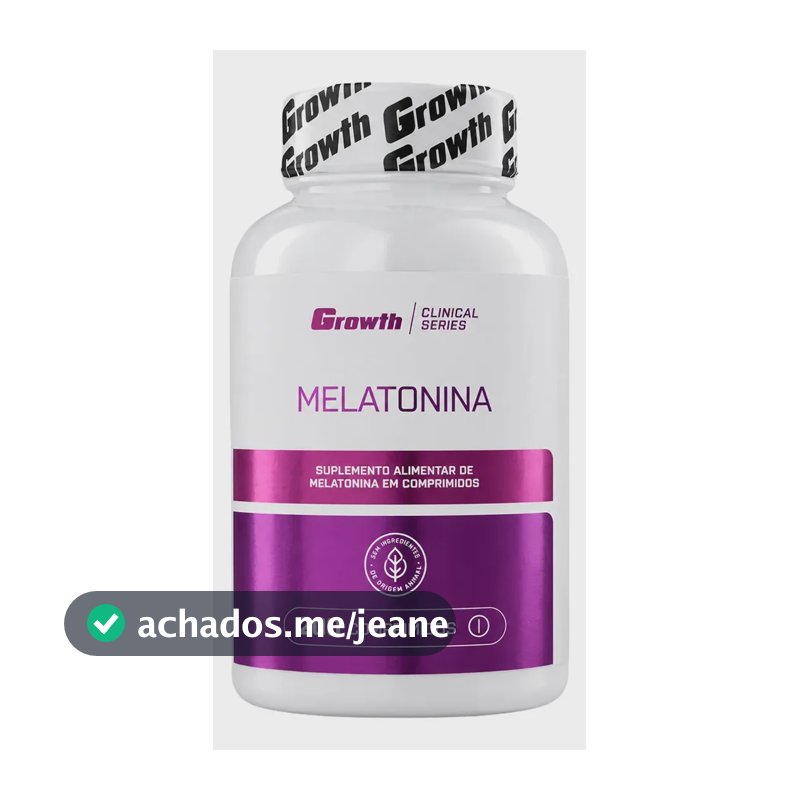 Melatonina (0.21mg) 200 Comprimidos Growth Supplements Sem Sabor