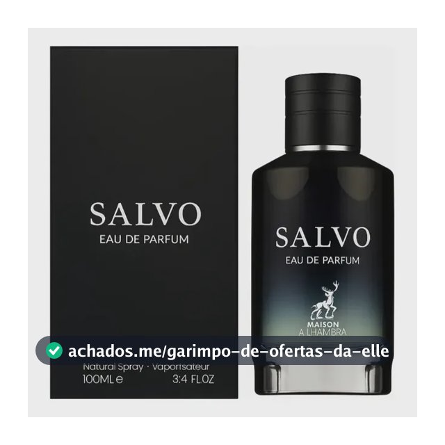 Perfume Masculino Arabe Salvo Eau de Parfum Alhmabra 100ml C/