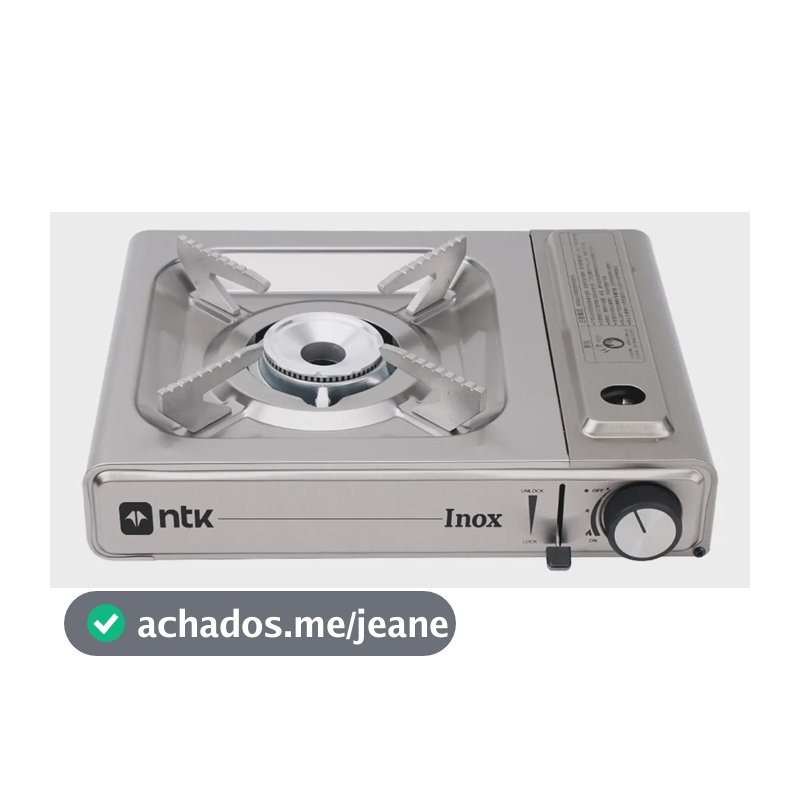 Fogareiro Frontier Inox Cheff Stain Automático Gás Nautika