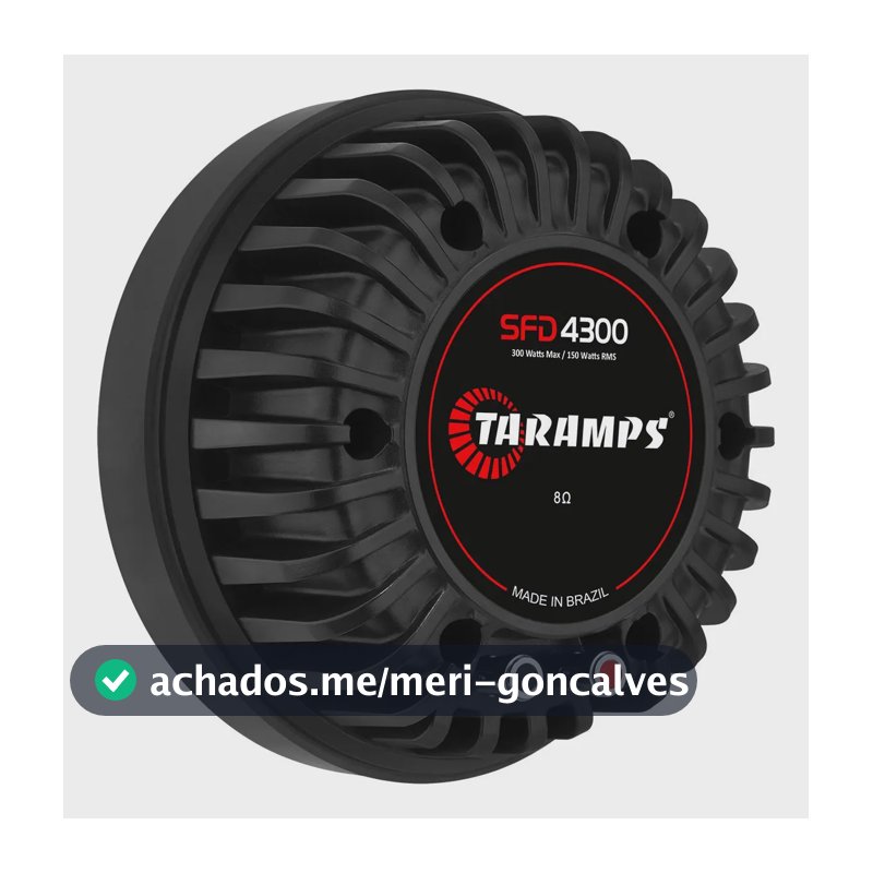 Driver Taramps Sfd 4300 Fenólico Corneta 150 Watts Rms 8 Oh Preto