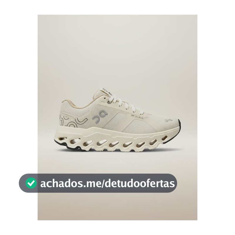Tênis On Running Cloud Unissex Confortável Caminhada Corrida Bege Refle 42 Br