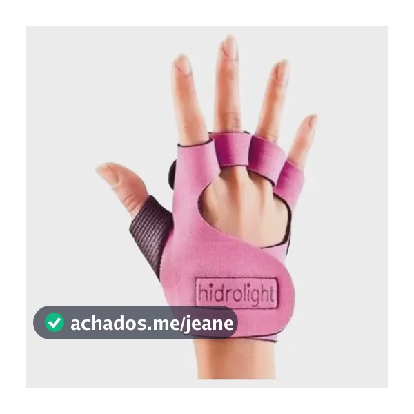 Luva Academia Crossfit Proteção Mãos Feminina Treino Pesado Cor Rosa Tamanho P