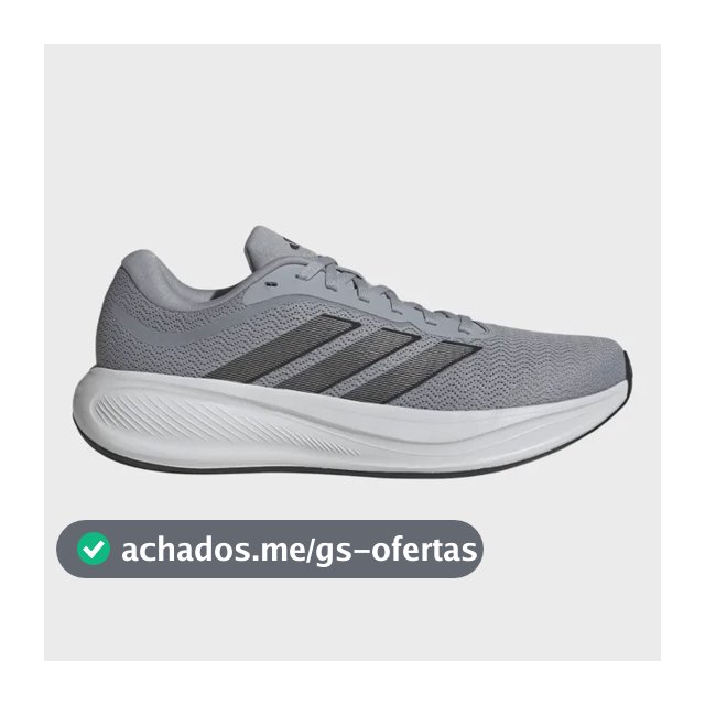 Tênis Masculino Response Runner 2 adidas Cinza Liso 42 Br