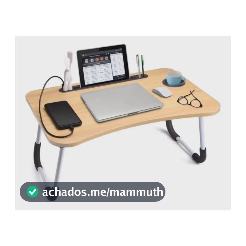 Mesa Dobrável Para Notebook Ergonômica Para Cama e Sofá
