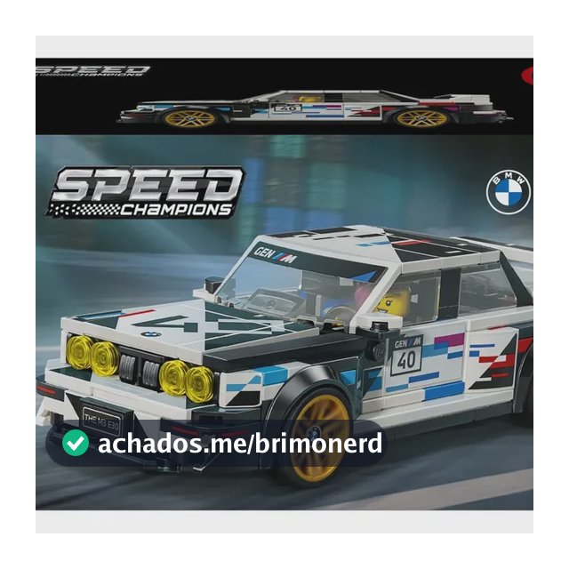 Lego Speed Champions Kit Carro 77263 358 Bmw M3 (e30)