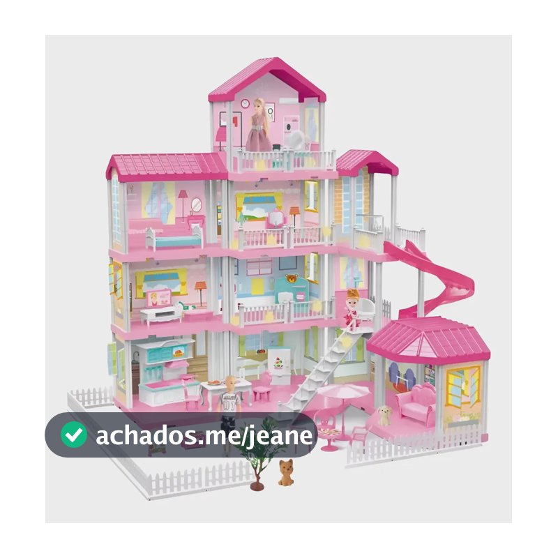 Casa De Bonecas Casa Dos Sonhos Dreamhouse 4 Andares