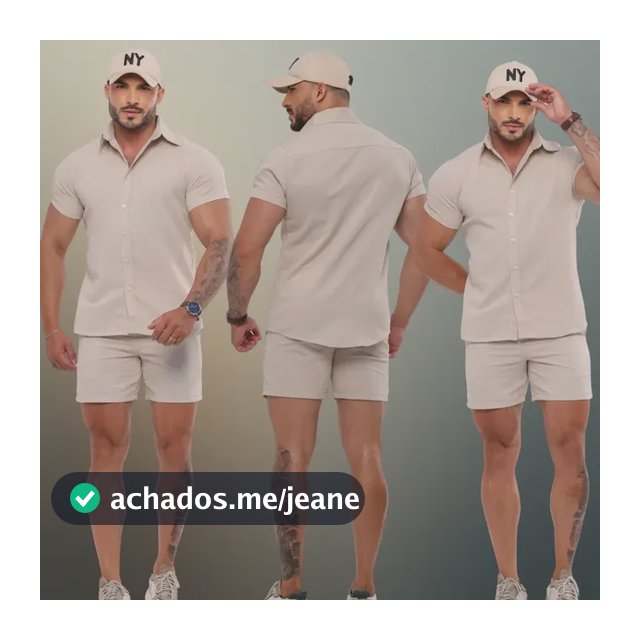 Conjunto Linho Masculino Social Casual Confortável Verão