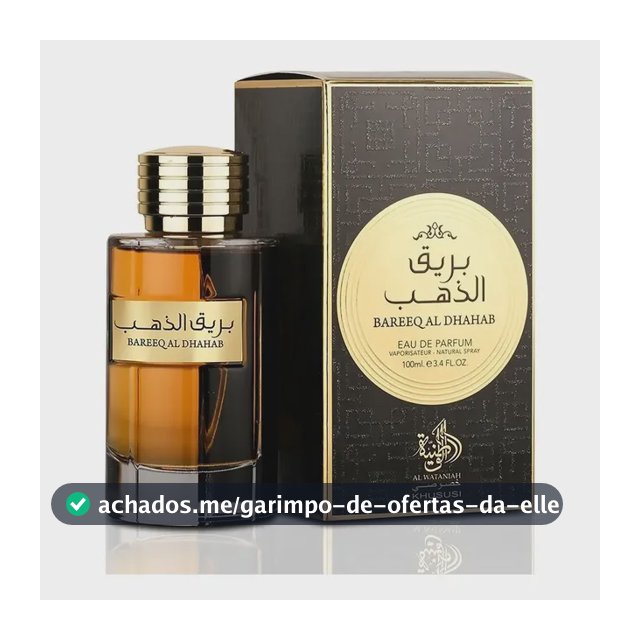 Perfume Árabe Masculino Al Wataniah Bareeq Al Dhahab 100ml Eau de Parfum
