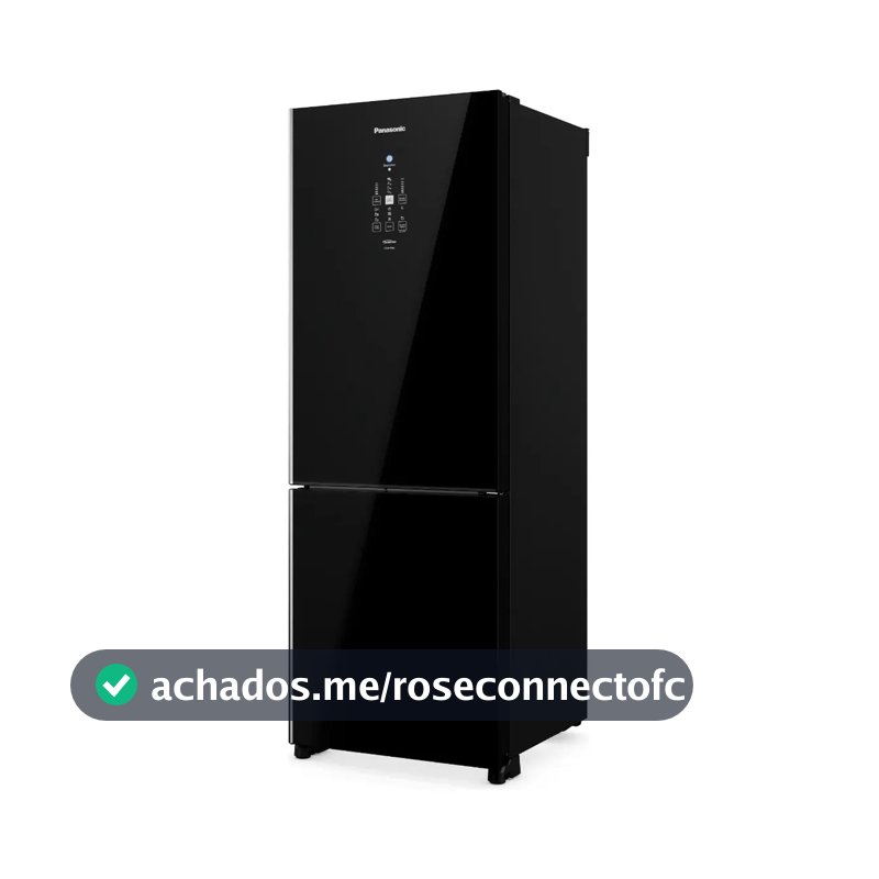 Refrigerador Panasonic 511l Black Glass Nr-bb71gv7b Black (glass