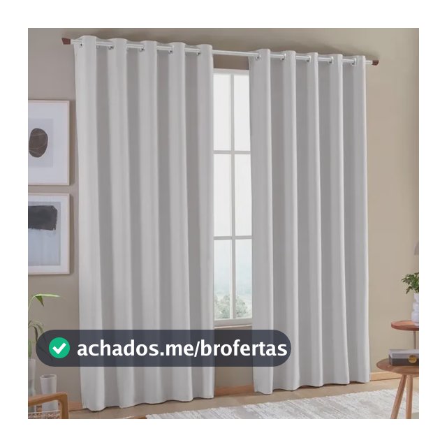Cortina Blackout 100% 2,80x2,30 Corta Luz Sala Quarto