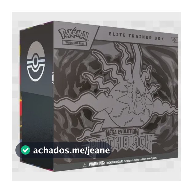 Jogo Tabuleiro Pokémon Tcg Mega Evolution Pitch Black Elite