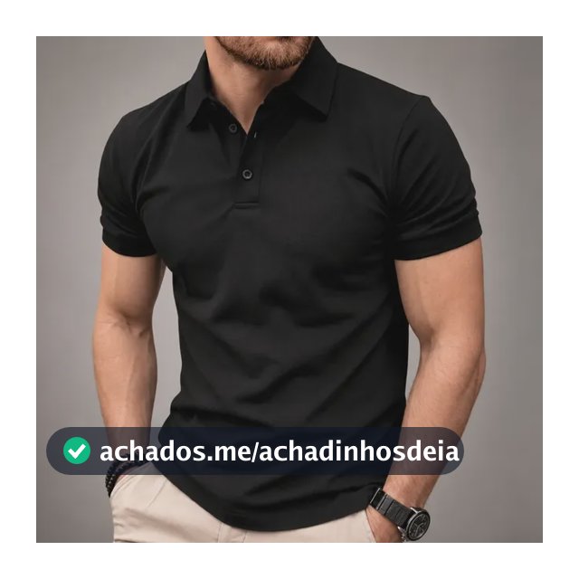 Camisa Gola Polo Masculina Pique Premium Algodão Confortável