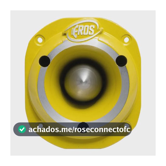 Super Tweeter Eros 150 Rms Eta-44 Trio Para Corneteira Cor Amarelo