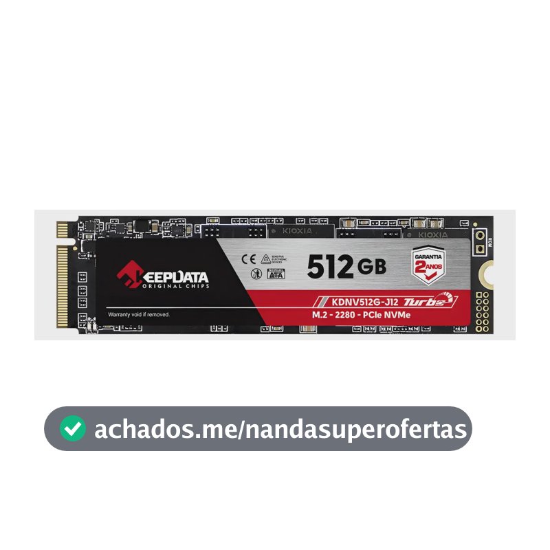 Ssd M.2 Nvme 512gb 2280 Keepdata Kdnv512g-j12