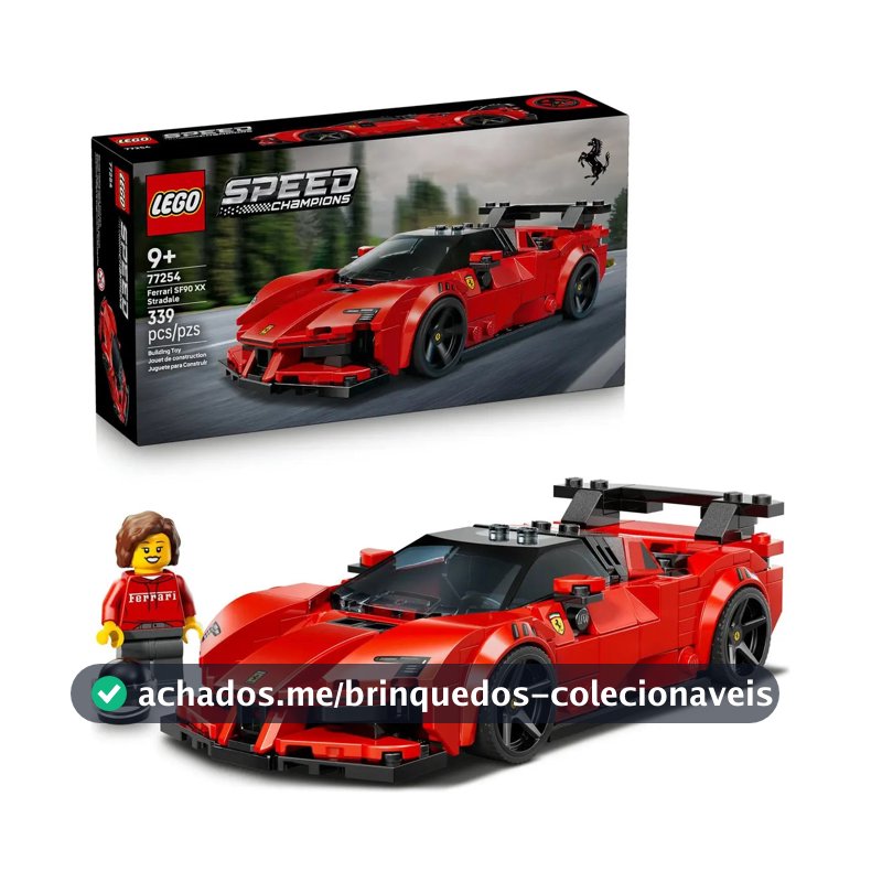 LEGO Speed Champions - Carro Esportivo Ferrari SF90 XX Stradale - 339 Peças - 77254