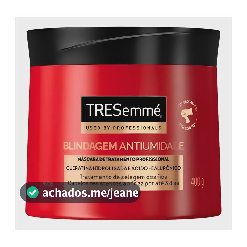 Máscara Tratamento Tresemmé Blindagem Antiumidade Frizz 400g