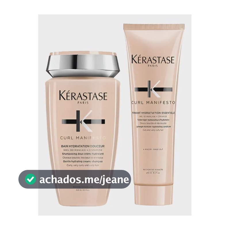Kit Kérastase Curl Manifesto Shampoo + Condicionador 250ml