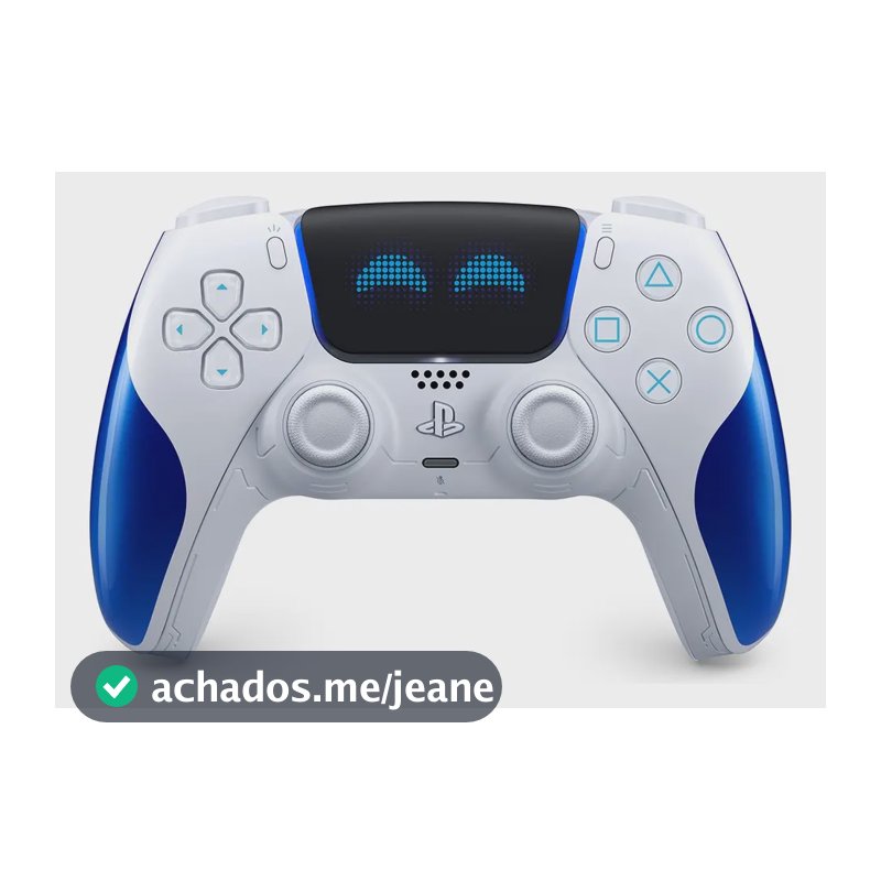 Controlador sem fio Dualsense Astro Bot Joyful Limited E Ps5 branco/azul