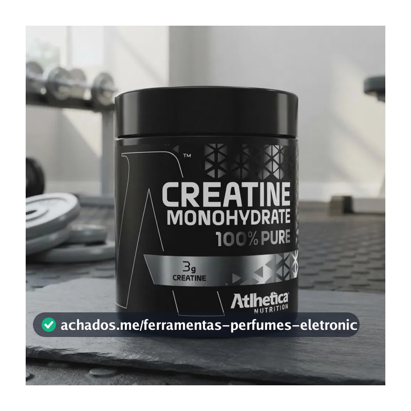 Creatina Atlhetica Nutrition 100% Pure em pó Sem sabor x 300g