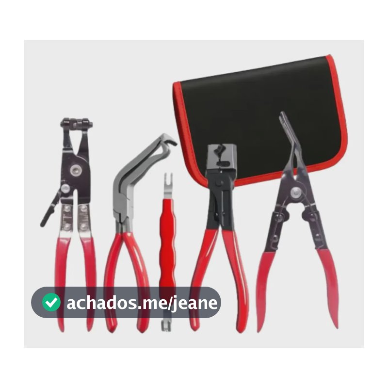 Kit C/5 Alicates Profissionais P/ Abraçadeiras De Mangueira