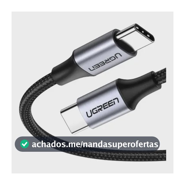 Cabo Ugreen USB-C Para USB-C 60w Tipo C Turbo Original