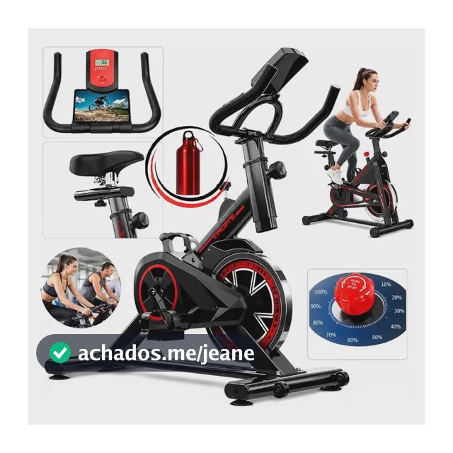 Bicicleta Spinning Ergométrica Roda Inércia Carga 150kg