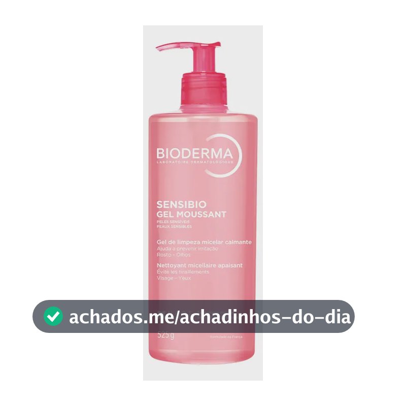 Gel De Limpeza Facial Sensibio Gel Moussant Micelar 500ml Bioderma
