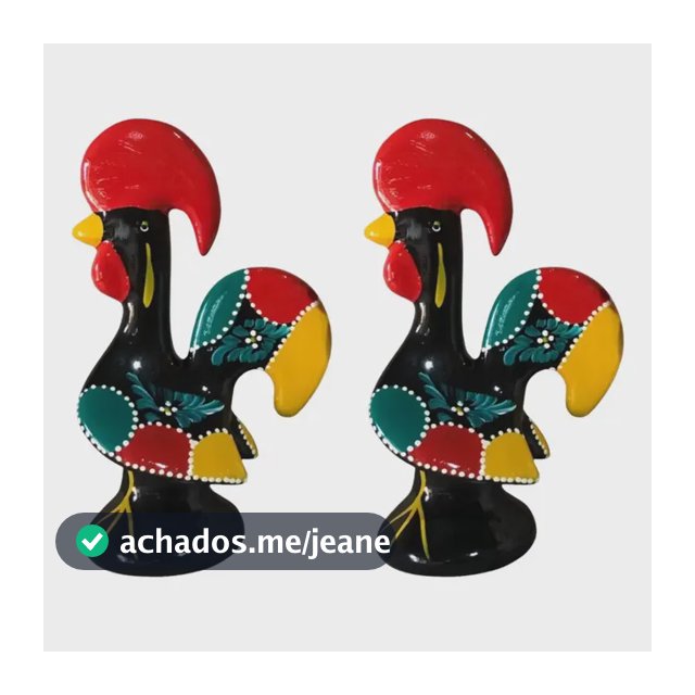 Dupla Galo Português De Barcelos Decorativo História Portuga