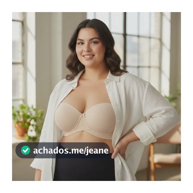 Sutiã Bustiê Tomara Caia Que B. Cruzada Reçorçado Plus Size